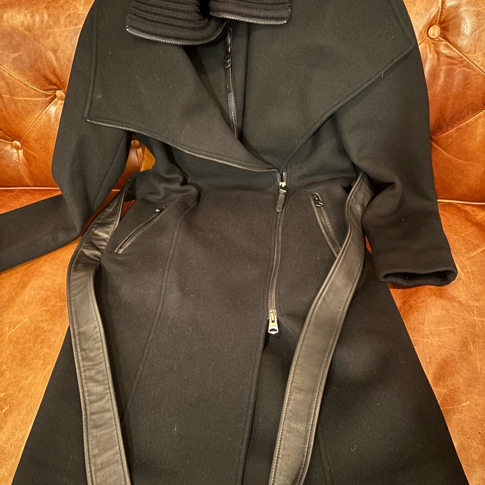 Mackage Black Belted Coat